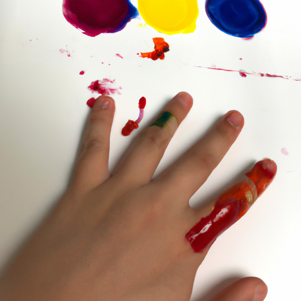 ¿Cómo se llama la pintura con los dedos?